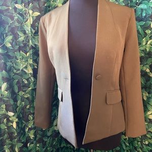 l’Atiste blazer  jacket coat career suit jacket sz 4 NWT olive green ladies